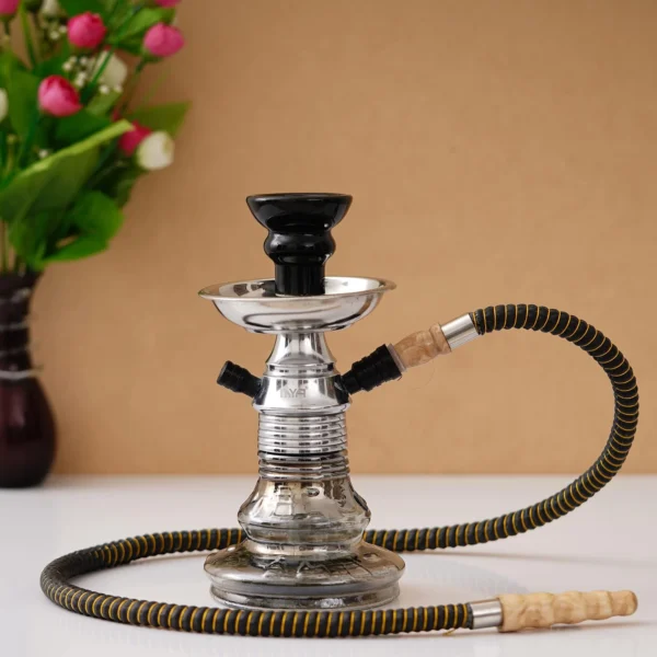 Premium Designer Black Bijou Hookah Set (10.00 Inch)